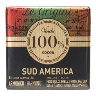 意大利进口 Venchi闻绮65%75%80%100可可黑巧克力小片6g买10送1