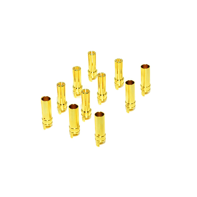 镀24K真金香蕉头艾迈斯连接器