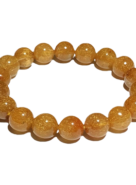 天然金发晶手链发晶手品