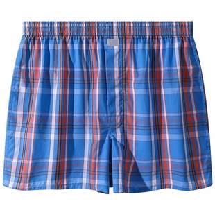 七匹狼宽松男士内裤男生阿罗裤纯棉新款四角平角大裤衩男款短裤头