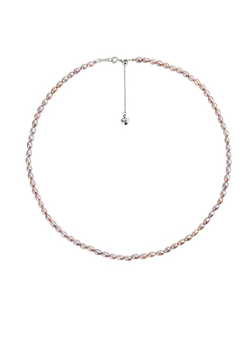 天然极光炫彩小咪珍珠项链