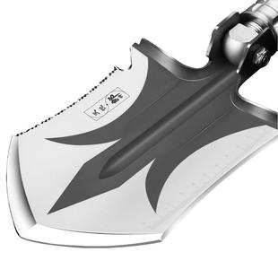 郎神多功能工兵铲子户外锰钢钓鱼折叠兵工铲露营中国加厚车载铁锹