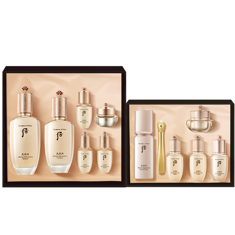 【圣诞礼物】Whoo后天率丹6件套水乳+眼霜礼盒护肤品套装紧致抗皱