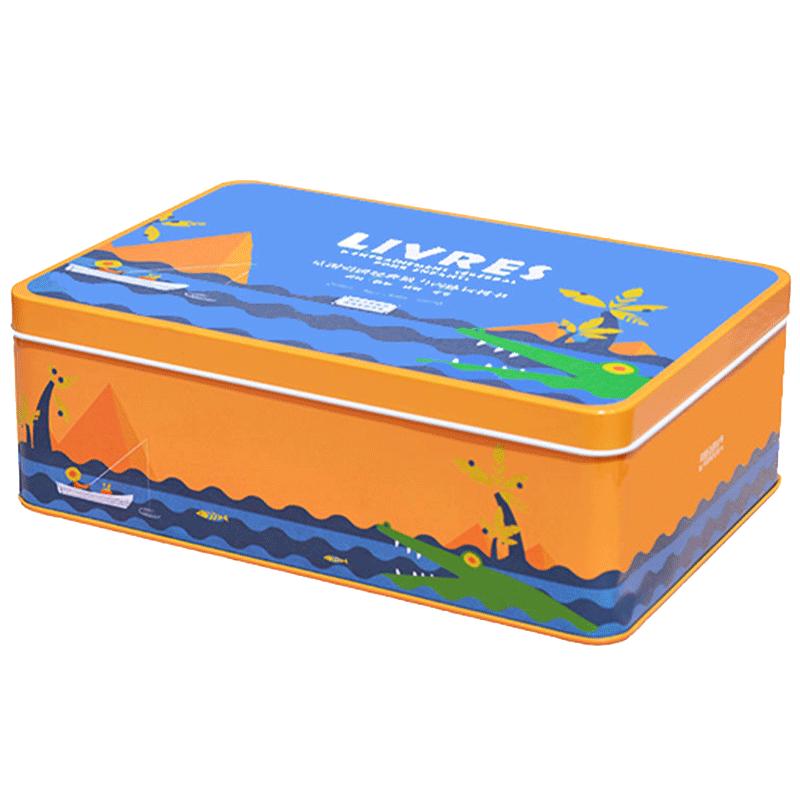 法国脑力盒子1段·儿童思维语言潜能启蒙训练绘本·大开眼界创意玩具书·1套顶10套洞洞翻翻拼拼百变机关纸板书·0~4岁5册玩具礼盒