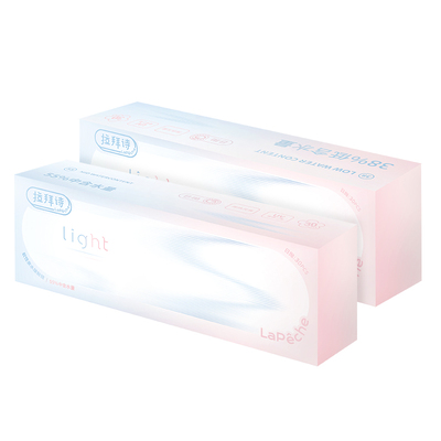 lapeche拉拜诗light水凝胶隐形近视眼镜水润日抛10片装sk