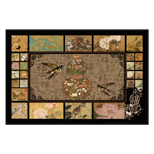 中古风地垫入户门垫进门2026新款门口地毯室内玄关脚踏垫耐脏防滑