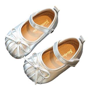 小步点婴儿公主鞋春季女宝宝鞋子儿童小皮鞋女童鞋防滑女宝学步鞋
