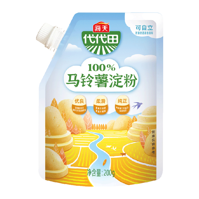 海天淀粉马铃薯淀粉家用面粉粟粉生粉烹饪勾芡凉粉烹饪勾芡