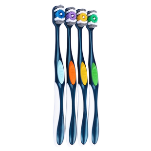 硬毛牙刷耐用独立装男士专用女士软毛家庭装 家用超硬中硬毛中毛