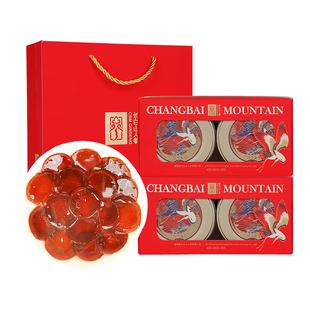 长白山人参红参蜜片200g即食蜜饯礼盒新年礼物送长辈年货高档礼品