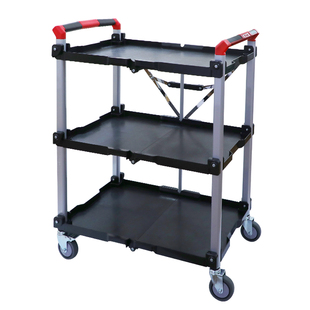 赛拓 多层可折叠工具车小推车户外直播移动导演车餐饮服务车拍摄