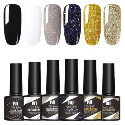Gel Nail Polish 6 Color Gel Polish Set美甲胶套装指甲油胶套装
