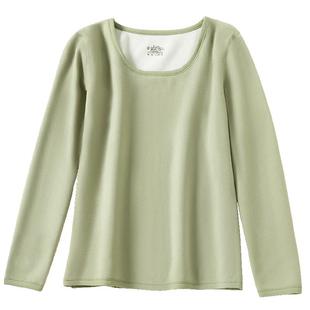 巨厚保暖内衣女加绒加厚秋冬季贴身羊羔绒发热内搭打底衫上衣套装