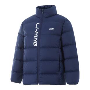 李宁童装短款短羽绒服男女小大童新款冬季运动外套休闲保暖童装