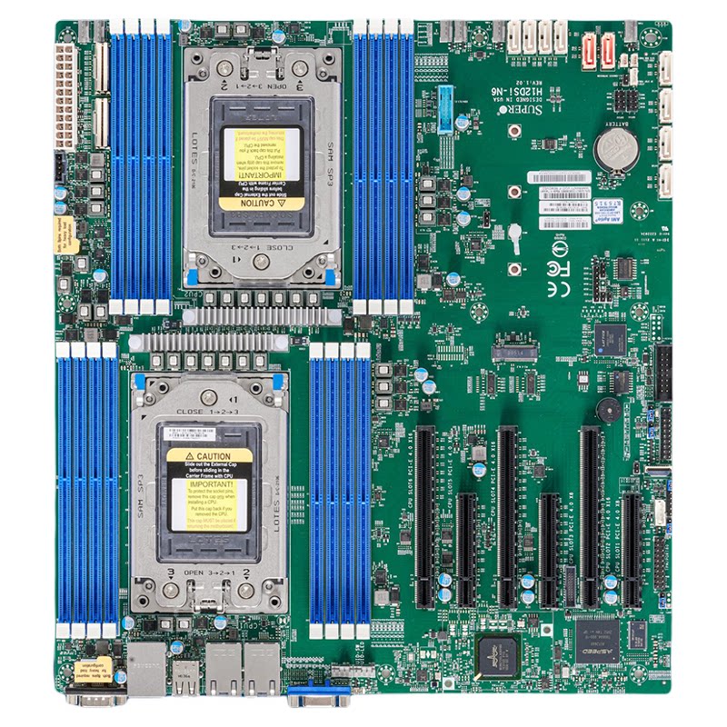 超微H12DSI-N6 双路AMD服务器主板PCIE4.0支持EPYC 7003/7002