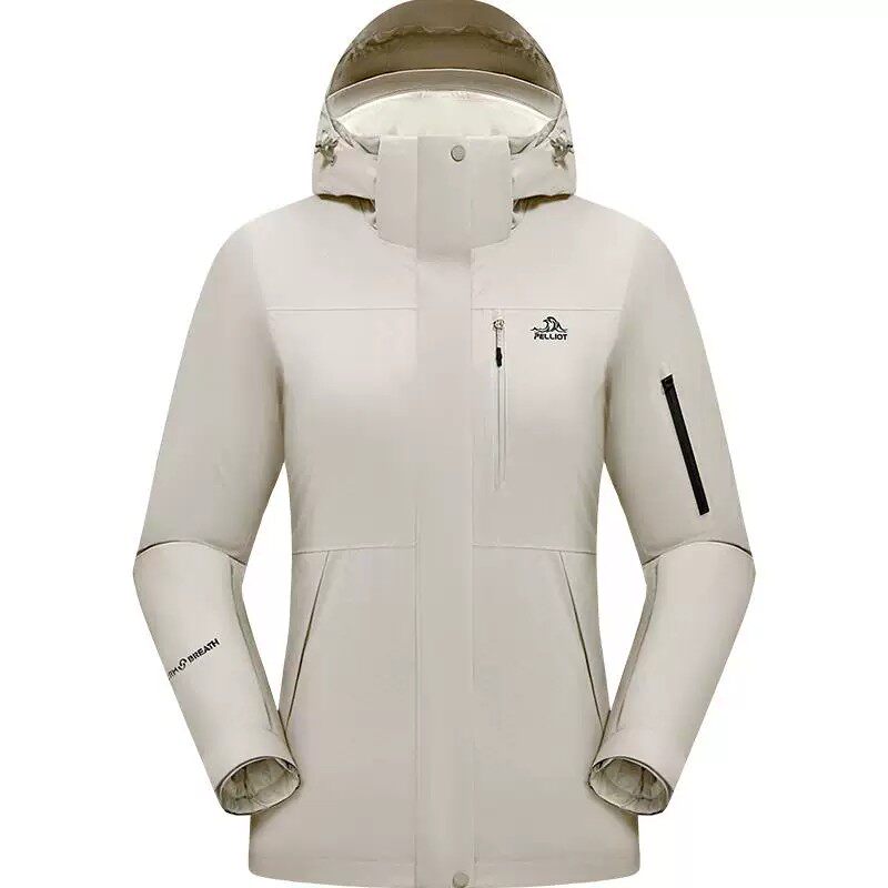 伯希和户外鹅绒冲锋衣防水登山服