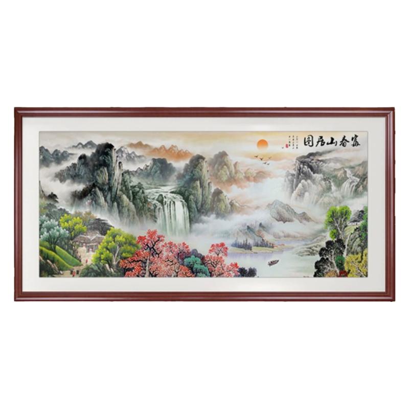 雅韵客厅新中式溪山雅居装饰画