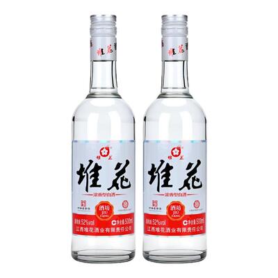 堆花酒坊浓香型白酒52度500ml