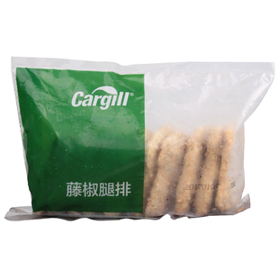 嘉吉藤椒腿排10片 调理品鸡腿堡 鸡排饭1kg 西餐汉堡鸡排原料