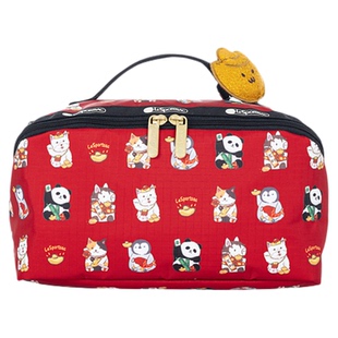 LeSportsac乐播诗新年鸿运招财系列红色包包金元宝化妆收纳手拿包