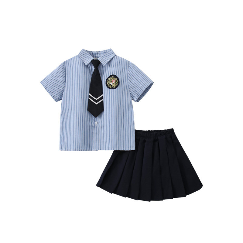 sesameclub女童jk裙子套装夏装