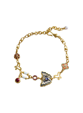 新中式轻奢镂空滴油手链2026原创