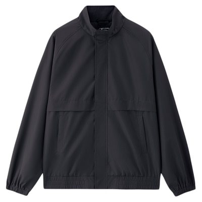 佐丹奴外套男装立领插肩袖梭织风衣外套 13075134