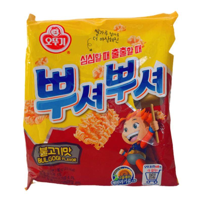 不倒翁干脆面烤肉味韩国进口袋装