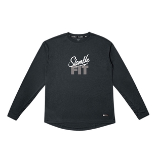 SLAMBLE秋季新款FIT运动长袖T恤男圆领速干透气健身衣跑步投篮服