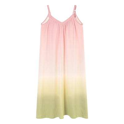 浪莎纯棉带胸垫睡裙女夏季可外穿