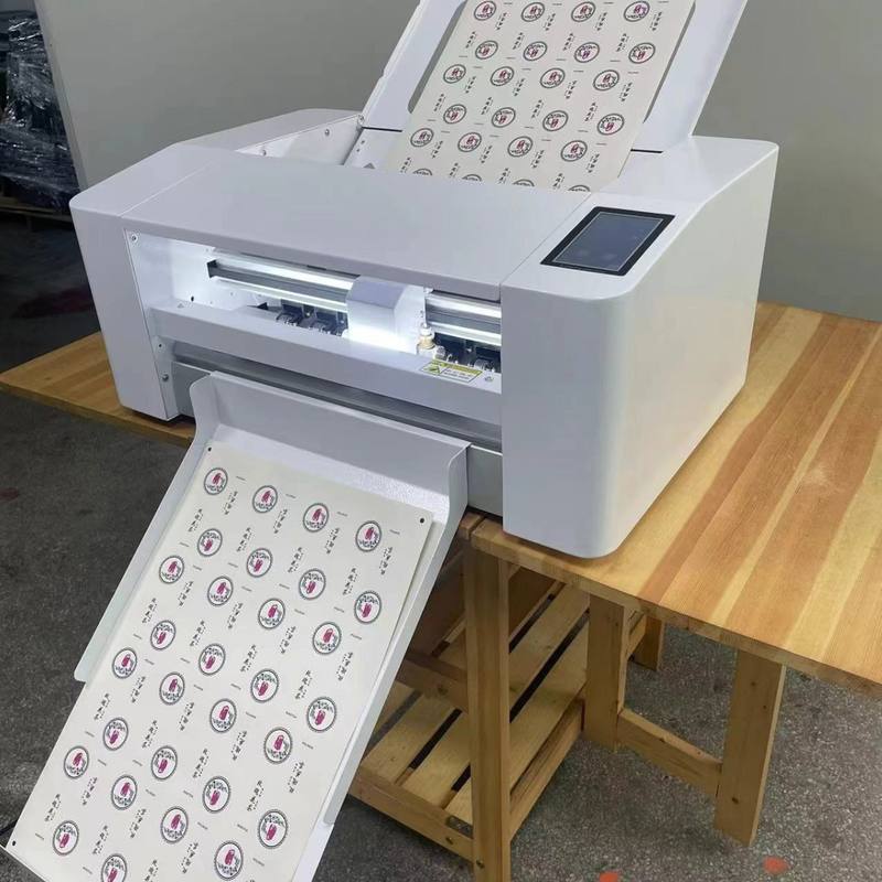 全自动不干胶模切机 全新伺服系统贴纸照片单头双头带压痕模切机