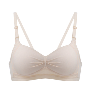 纯棉内衣女小胸聚拢薄款初中学生高中生无钢圈少女文胸防下垂胸罩