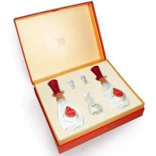 【年货送礼】河套王品格52度高度纯粮浓香型白酒500ml2瓶礼盒装