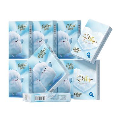 可心柔手帕纸四层小绒巾便携装