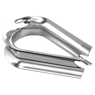 国标304不锈钢钢丝绳套环保护套三角环夸口鸡心环M2M3M4M5M6M8M10