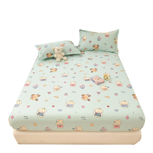 床笠纯棉a类母婴级100全棉床罩儿童床垫套罩定制床单套宿舍床套罩