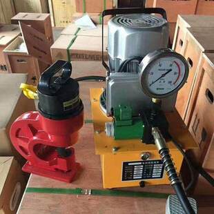 铜铝排打孔机 160型分体式 双油路电动液压冲孔机