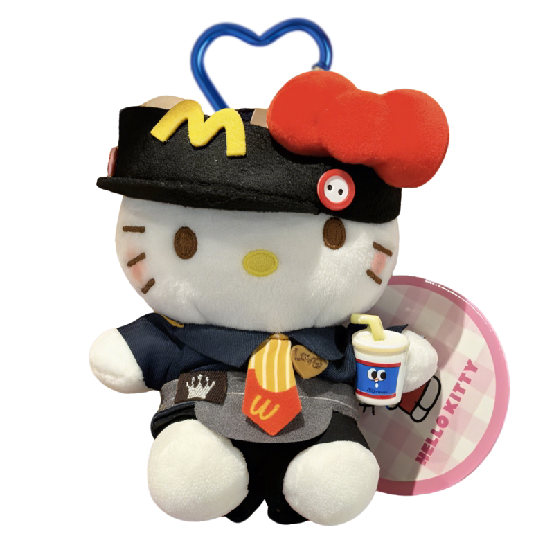 正版麦麦helloKitty包挂件可爱毛绒玩偶钥匙扣哈喽kt包挂饰送闺蜜