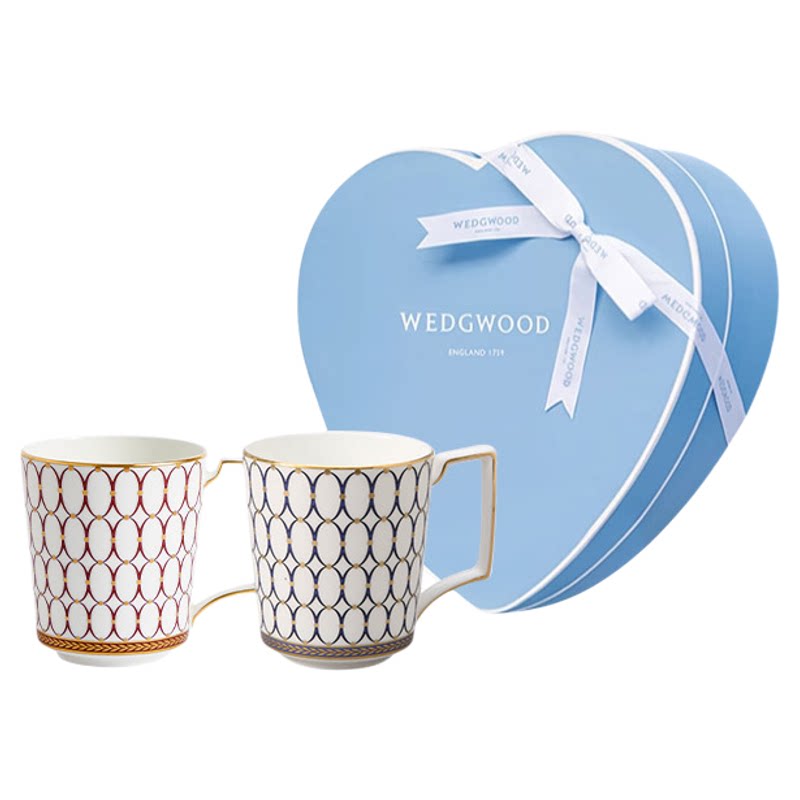 WEDGWOOD金粉年华骨瓷咖啡杯碟