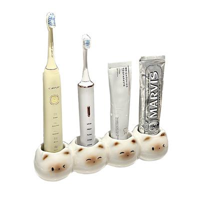 可可爱爱的暹罗猫电动牙刷架收纳