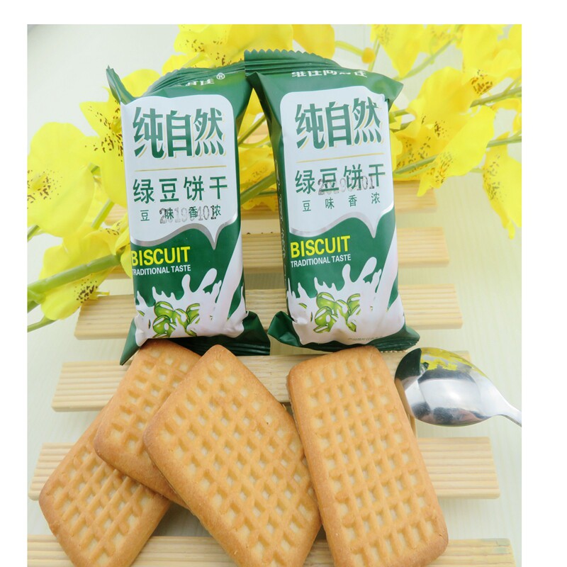 纯自然绿豆味饼干多省尚好佳品牌