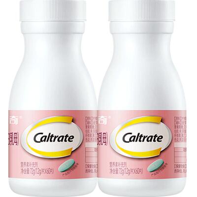 钙尔奇有机柠檬酸钙含维生素D60片*2
