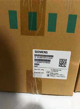 议价西门子1FL5062-0AC21-0AG0 V60 伺服电机 驱动器1FL50620AC21