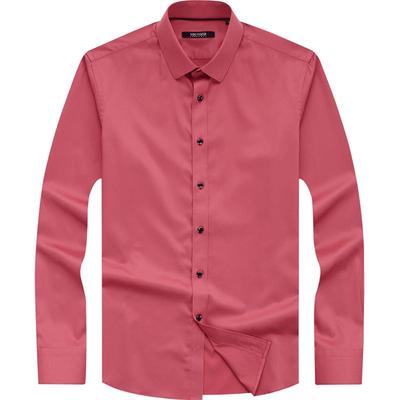 秋季新款官方男友免烫长袖衬衫