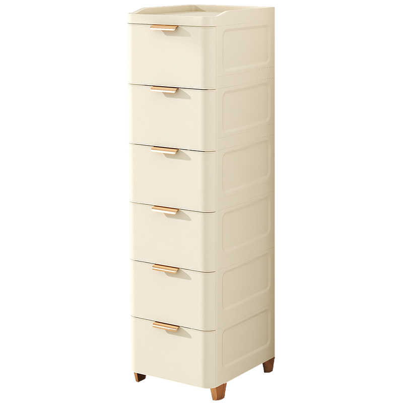 轻奢抽屉式收纳柜塑料多层收纳箱儿童衣柜储物柜子零食玩具置物柜