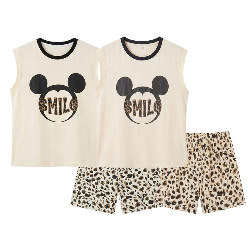 情侣夏季背心索罗娜卡通大码睡衣