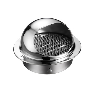 304不锈钢通风帽排气口出风罩油烟机烟管透气帽卫生间厨房排风口