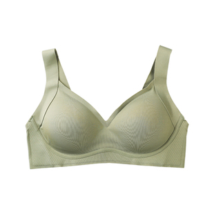 【2件减10元】秒回弹不变形不移位裸感无痕聚拢无钢圈内衣文胸