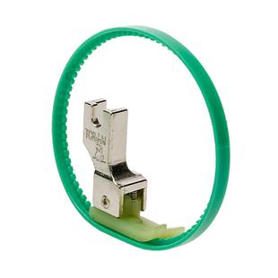 平车塑料牛津高低滚轮压脚止口明线压脚工业缝纫机带圈高低压脚