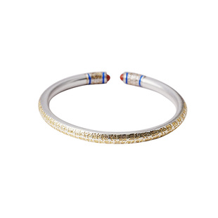 宫里上新银手镯女999足银古法纯银镯子吉言银饰三八妇女节礼物